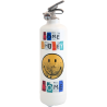 Estintore design Smiley Home bianco