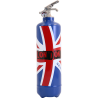 Estintore design London flag blu