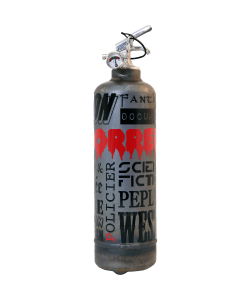 Fire extinguisher design Horreur vintage