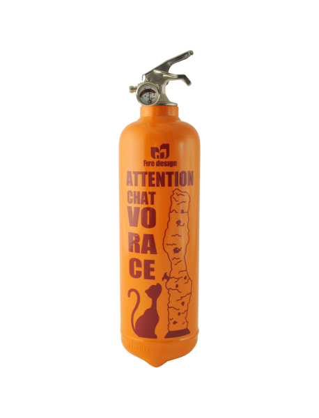 Extincteur déco Vorace orange