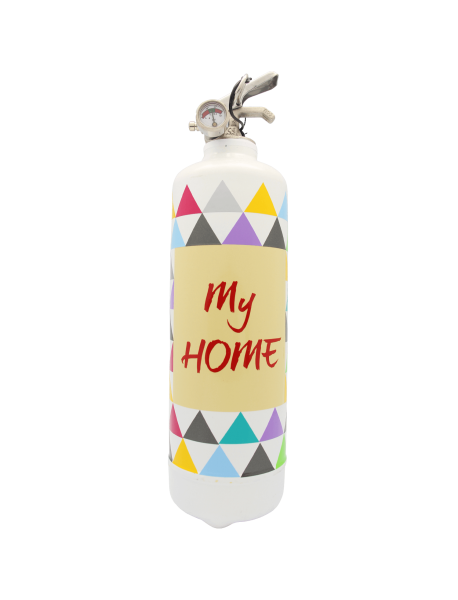 Estintore design My Home bianco
