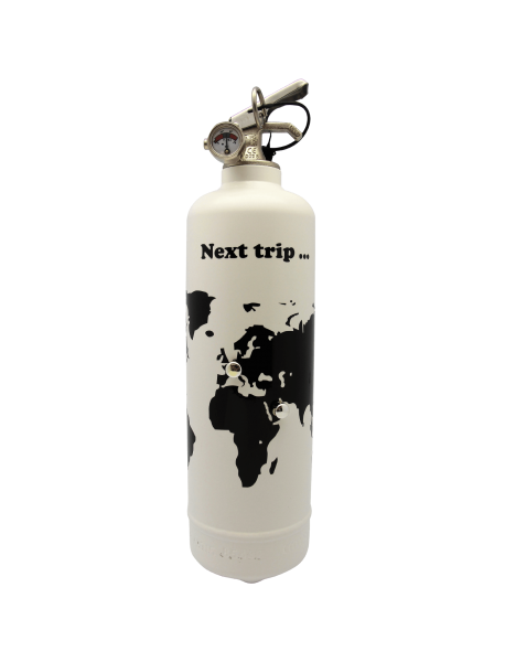 Fire extinguisher design Next Trip white