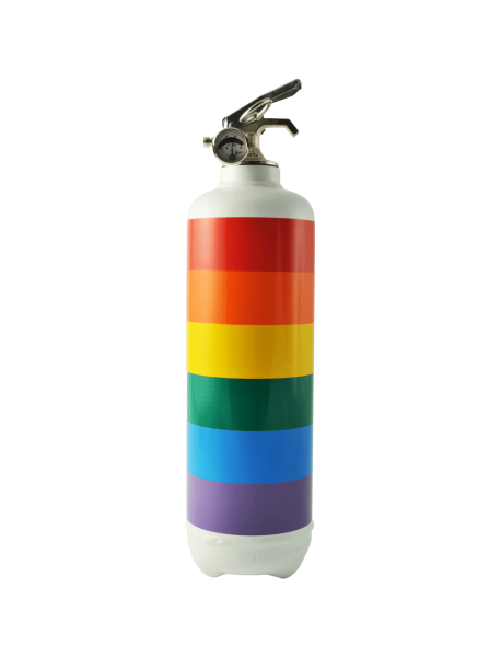Extincteur maison Rainbow blanc