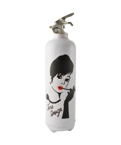 Fire extinguisher design Glam white