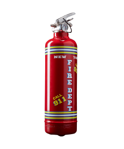 Extincteur design Fire Dept rouge