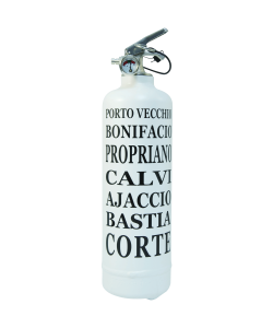 Fire extinguisher design Corsica City white