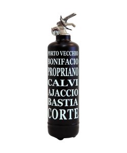 Fire extinguisher design Corsica City black