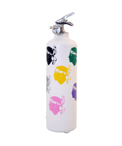 Estintore design Corsica Colors bianco