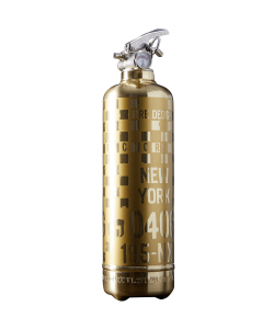 Fire extinguisher design Rallye RG gold