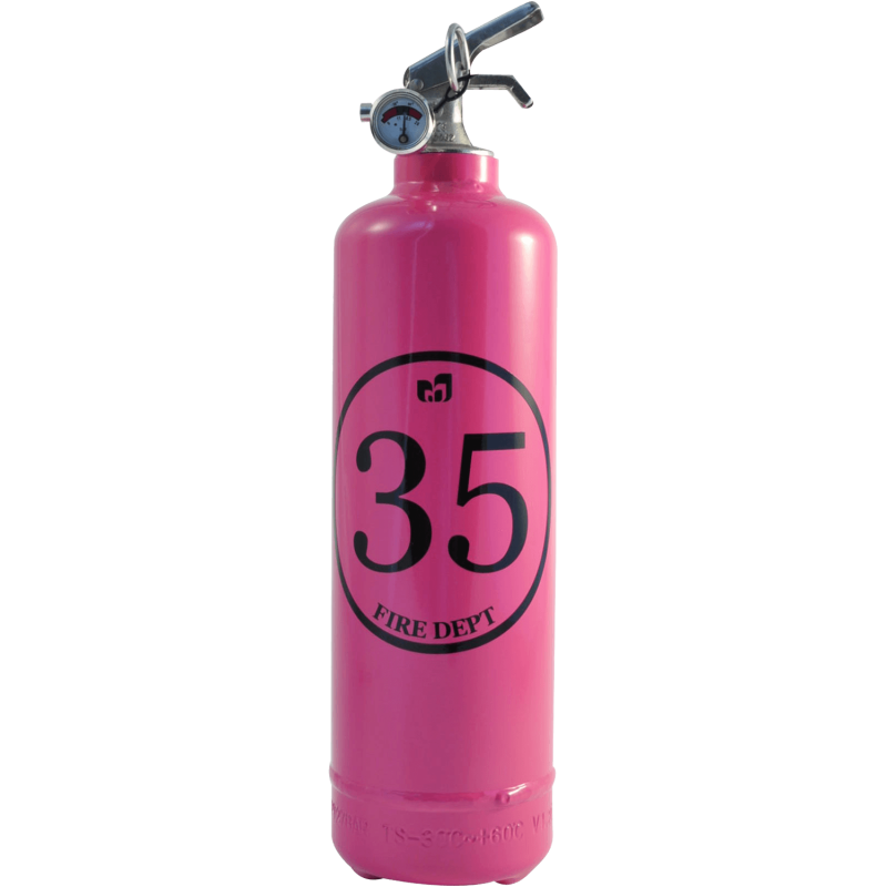 Fire extinguisher design Dept 35 pink