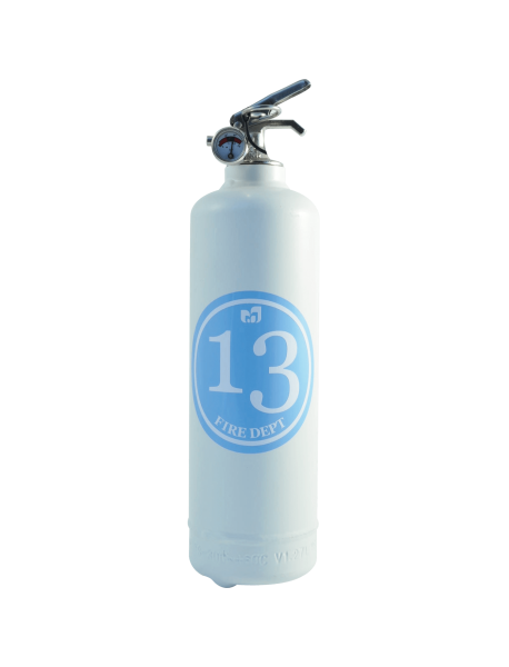 Fire extinguisher design Dept 13 white