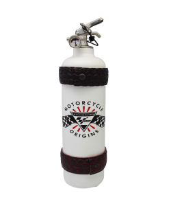 Extincteur design Moto GP Origins blanc