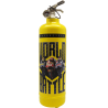 Estintore design Moto GP World Battle giallo