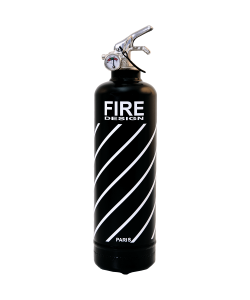 Fire extinguisher design Diagonal black