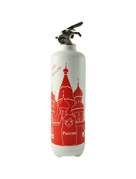 Estintore design Moscou bianco
