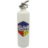Estintore design Logo Rubiks bianco