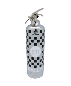 Car fire extinguisher 911 Rallye chrome black