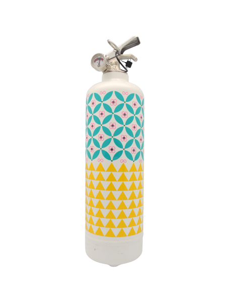 Fire extinguisher design Paperwall white