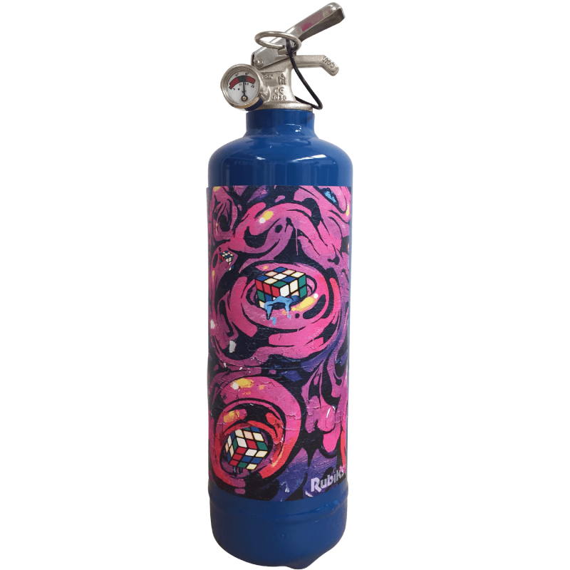 Fire extinguisher design Rubiks Graffiti