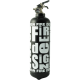 Extincteur Fire design noir blanc