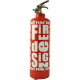 Extinguisher Fire design red white