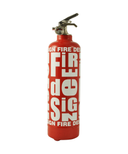 Extinguisher Fire design red white