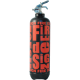 Estintore Fire design nero rosso