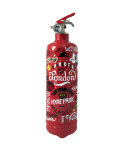 Extincteur design AKLH London G1 rouge