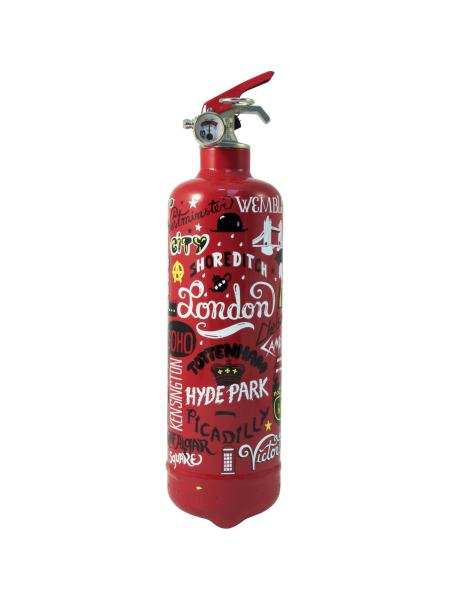 Extincteur design AKLH London G1 rouge