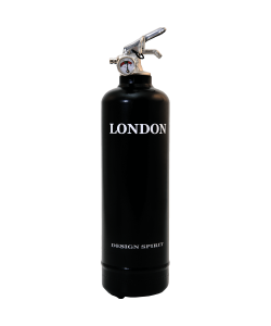 Fire extinguisher design Spirit London black