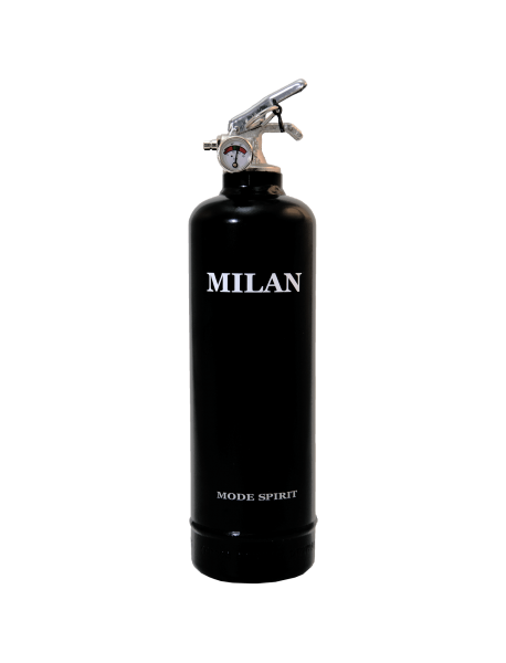 Estintore design Spirit Milan nero
