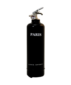 Fire extinguisher design Spirit Paris black