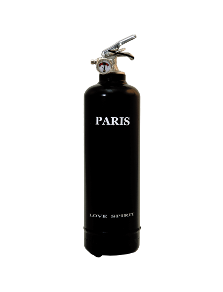 Extincteur déco Spirit Paris noir