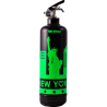Estintore design States nero fluo verde