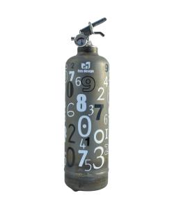 Fire extinguisher vintage Alphanumérique