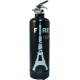 Extincteur déco Touch noir argent
