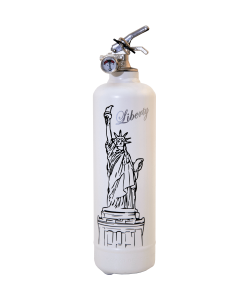 Fire extinguisher design Liberty white