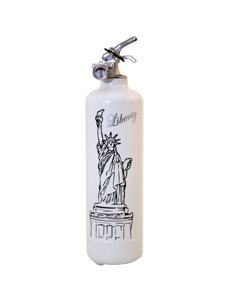 Extincteur design Liberty blanc