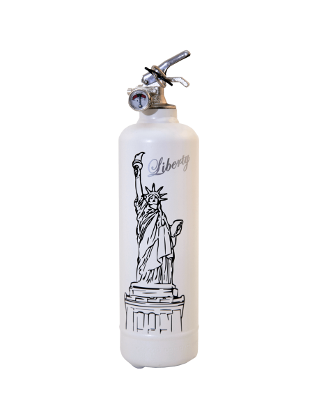 Fire extinguisher design Liberty white