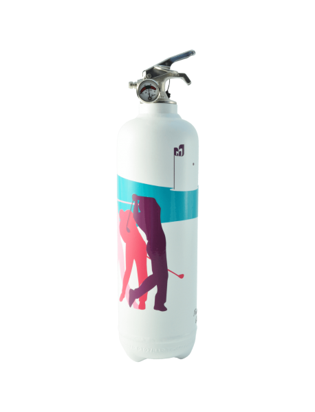 Estintore design Golf bianco