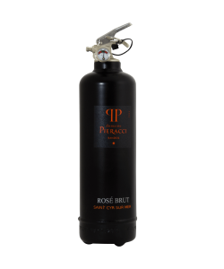 Fire extinguisher design Pieracci rosé brut