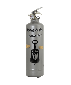 Fire extinguisher design Tous à la Cave