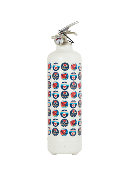 Fire extinguisher design Laughing Cow Full Label