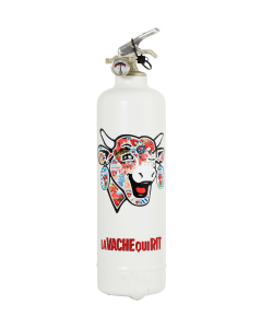 Fire extinguisher design Laughing Cow Classic Retro white