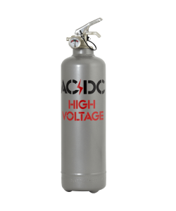 Extincteur design ACDC High Voltage gris