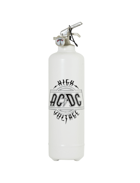 Estintore design ACDC Logo High Voltage