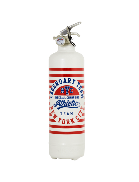 Fire extinguisher design Athletic Team NY