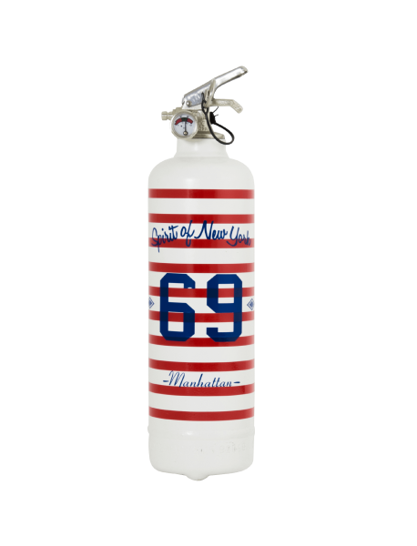 Extincteur design Manhattan 69 blanc
