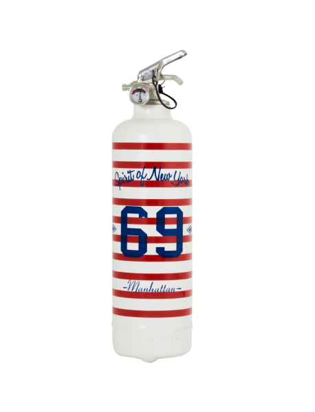 Fire extinguisher design Manhattan 69 white
