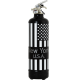 Fire extinguisher design New York USA black